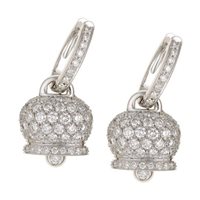 Mono orecchino Chantecler Donna Campanelle in Oro bianco Diamante 17461 - 17461